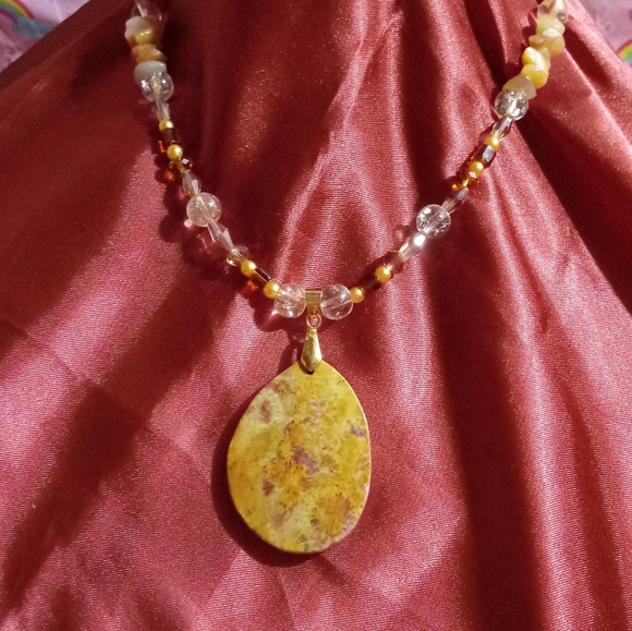 Natural Fossil necklace Sea fossil - Picture 6 of 6